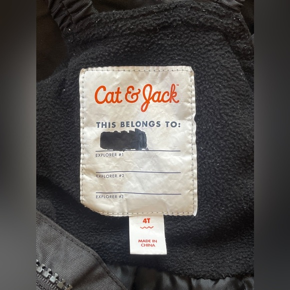 Cat & Jack Snowpants Black 4T - Picture 5 of 5